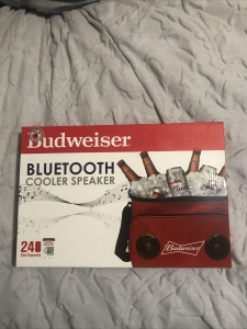 Budweiser Soft Cooler Bag With Built in Bluetooth Speakers Â€“ Compatible With Review