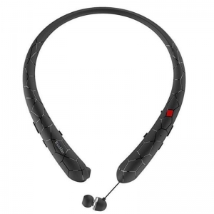 Sweatproof Neckband Headset Wireless Bluetooth Retractable Headphones Earbuds Review