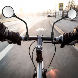 360° Bike Bicycle Cycling Rear View Mirror Handlebar Safety Handlebar MirrorsUS Review
