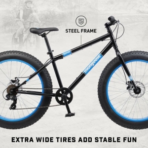 FAT TIRE BIKE Mens 26″ Mongoose Dolomite 7 Speed On-Off Road Bicycle Blue *NEW* Review