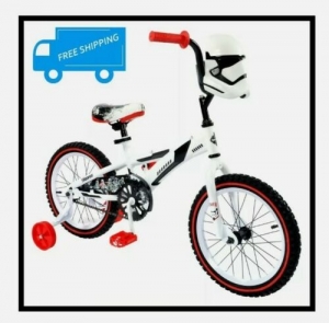HUFFY Kids Bike Star Wars Storm Trooper Child Bicycle Training Wheels 16 Inch Review