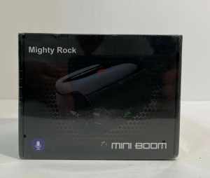 Mighty Rock Touch Bluetooth Speakers Miniboom built in microphone. Black Review