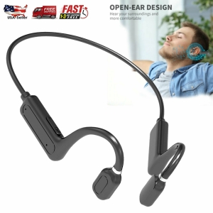 Bone Conduction Wireless Bluetooth Headphones Sports Open Ear Headset with Mic Review