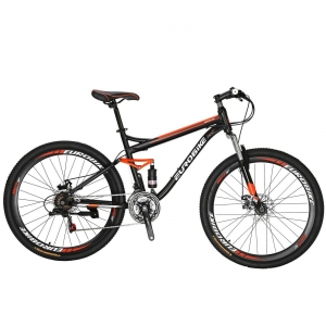 S7 27.5″ Full Suspension Mountain Bike Shimano 21 Speed Disc Brakes Mens Bicycle Review