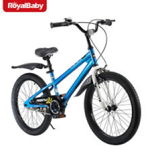RoyalBaby Kids Bike Boys Girls Freestyle Bicycle 20 inch with Kickstand in Blue Review
