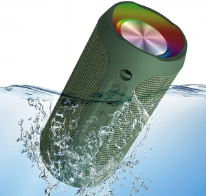 Bluetooth Speakers Waterproof Speaker for Outdoor Camping Lucky Green Review