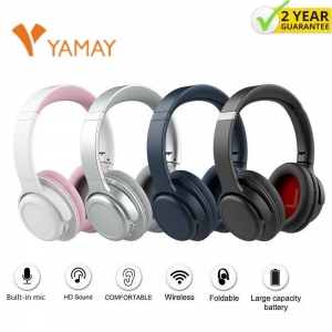 YAMAY Bluetooth Headphones Over Ear Wired & Wireless Headset Hi-Fi Clear Sound  Review