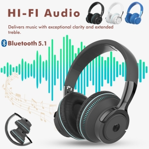 Bluetooth 5.1 Stretch Gaming Headset Wireless Earphones Headphones Bass Stereo Review