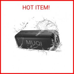 MUQI Bluetooth Speakers Portable Wireless, IPX7 Waterproof Shower Speaker Review