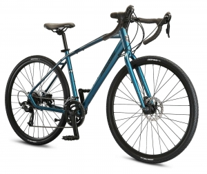 700c Mongoose Grit Adventure Road Bike, 14-Speed, Blue Review