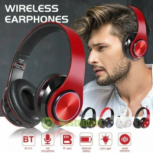 Bluetooth Noise Cancelling Headphones Over Ear Stereo Earphones Wireless Headset Review
