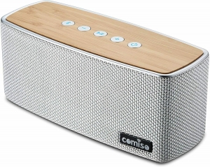 COMISO Bluetooth Speakers, 30W Loud Wood Home Outdoor Wireless Speaker, SubWoofe Review