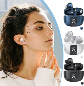 Wireless Bluetooth Headphones In Ear Stereo Earbuds LED Digital Charging Case Review
