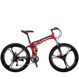 G6 Folding Bike Mountain Bike 26″ 21 Speed Full Suspension Bicycle MTB Bikes Review
