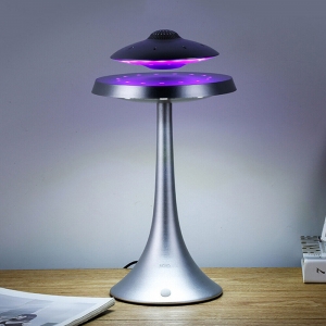 UFO Magnetic Levitation playback Floating wired Bluetooth Speaker LED Table Lamp Review