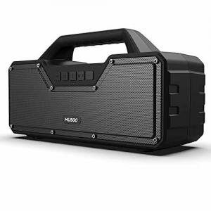 Bluetooth Speakers, MUSGO Portable Wireless Bluetooth Speaker with Subwoofer, 60 Review