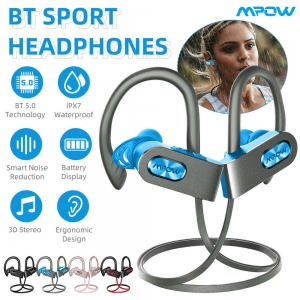 Mpow Flame Bluetooth Headphones Earbuds Ear-hook Headset Sports Earphone Stereo Review