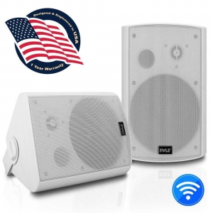 Pyle PDWR61BTWT Wall Mount Waterproof & Bluetooth Speakers, 6.5 Indoor/Outdoor Review