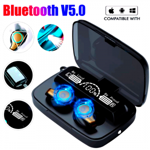 Wireless Headphones Bluetooth 5.0 TWS Earphones In-Ear Pods For Smart Phone Cell Review