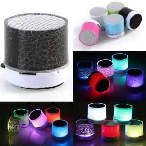 USB Portable Bluetooth Speakers Loud Stereo Sound Music Player with LED Light US Review