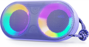 Portable Bluetooth Speakers with Lights,  Wireless Speakers with Powerful Bass,  Review