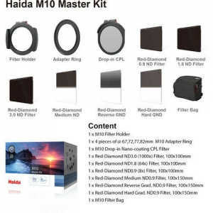 Haida M10 Master Filter Kit – Includes CPL, Red Diamond ND’s, & Case Review