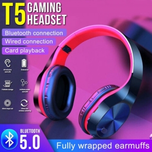 Wireless Bluetooth Headphones Foldable Stereo Earphones Super Bass Headset Mic Review