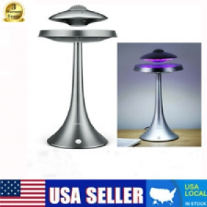 UFO Magnetic Levitation Floating Table Colorful LED Lamp Bluetooth Speaker Gift Review