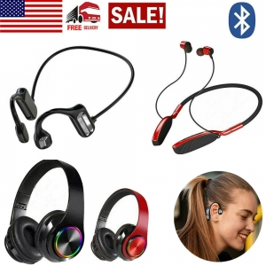 Wireless Super Bass Bluetooth Headphones Stereo Earphones Microphone Headsets US Review