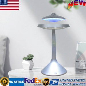 Magnetic Levitation Floating UFO Wired LED Table Light Bluetooth Speaker 3D Sale Review