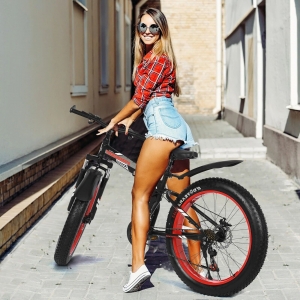 Fat Tire Mens Mountain Bike, 17-Inch / Medium High-Tensile Frame Bicycle Bike Review