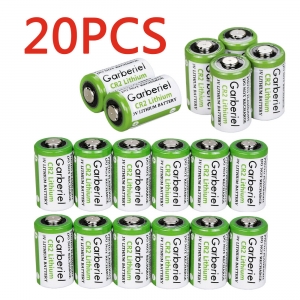 20 Pack Garberiel Lithium CR2 batteries 3V CR17355 DLCR2 EL1CR2 for Camera Photo Review