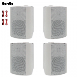 600W Outdoor Indoor Bluetooth Speakers Waterproof Wall Mount For Basement Patio Review