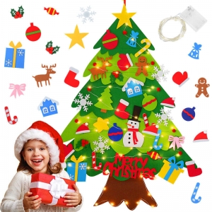 DIY Felt Christmas Tree Merry Christmas Decorations For Home – 34PCS Review