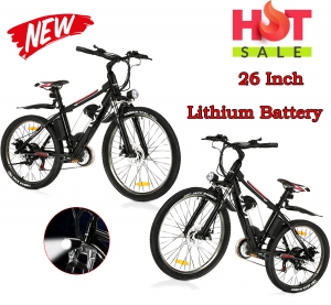 E-Bike Outdoor Riding 26″ Mountain Electric Bicycle 21-speed Gear 500W Motor| Review
