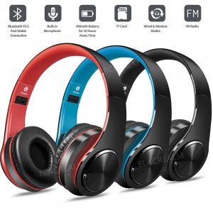 Bluetooth Headphones Over Ear Built-in Mic and Wired Mode for PC/Cell Phones/TV Review