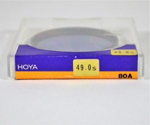 HOYA 49mm 80A LENS FILTER, FOR FILM OR DIGITAL CAMERAS, USED EXCELLENT BLUE TINT Review