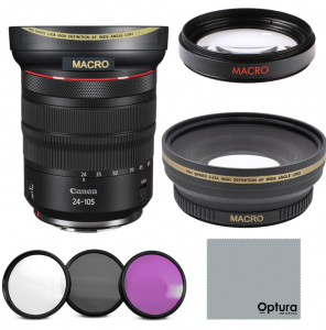 WIDE ANGLE + MACRO LENS + HD 3 FILTERS FOR Canon RF 24-105mm f/4L IS USM Lens Review