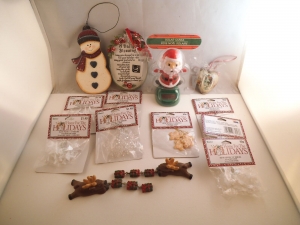 Mixed Lot of Christmas Decorations Darice Mica Star Snowman Ornaments Review