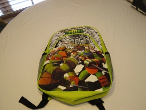 Teenage Mutant Ninja Turtles TMNT bookbag backpack Crocs school camp brick wall Review