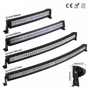 Work Light Bar Curved Type Led Off-road Vehicles Spot Combo Beam Car Accessories Review