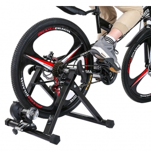 Bike Trainer Stand Magnetic Bicycle Stationary Stand For Indoor Exercise Review