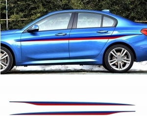 Personality Stickers For BMW Long Side Stripes Auto Vinyl Decals Car Accessories Review