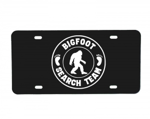 Bigfoot Vanity Plate, Sasquatch Front License Auto Tag, Yeti Car Accessories  Review