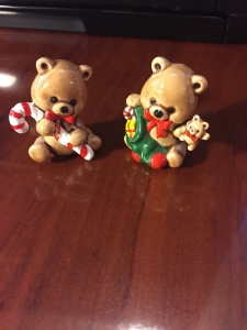 Bear Christmas Decorations Vintage Set Of 2 Review