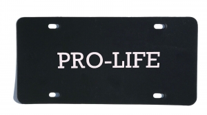 Pro Life Vanity Plate, Front License Auto Tag, Car Accessories, Anti Abortion  Review