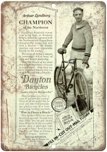 The Davis Sewing Machine Dayton Bicycles 10″ x 7″ Reproduction Metal Sign B310 Review