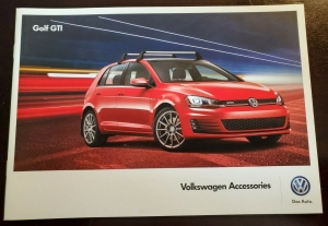 VW Volkswagen Golf GTI 16-page Factory Car Accessories Brochure Catalog Review