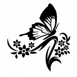 Flowers And Butterfly Cars Stickers Styling Decals Body Windows Full Body Decors Review