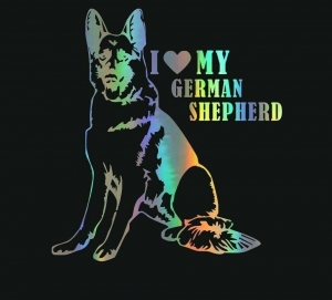 I Love German Shepherd On Board Accessories Car Styling Decals Vinyl Motorcycles Review